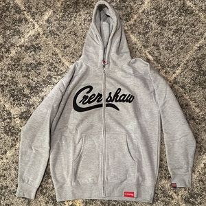 Crenshaw zip up hoodie large
